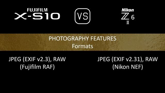 Fujifilm X-S10 vs. Nikon Z6 II: A Comparison of Specifications смотреть онлайн
