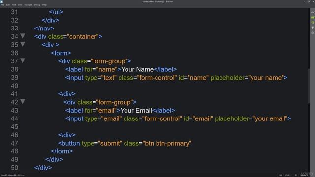 Tutorial N°10 | Create Contact Form | Learn Bootstrap смотреть онлайн