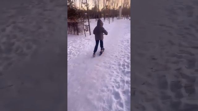 Снегокат-самокат ? смотреть онлайн