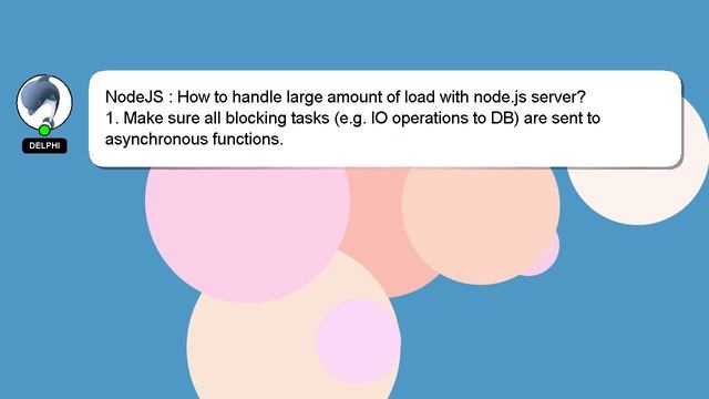 NodeJS : How to handle large amount of load with node.js server? смотреть онлайн