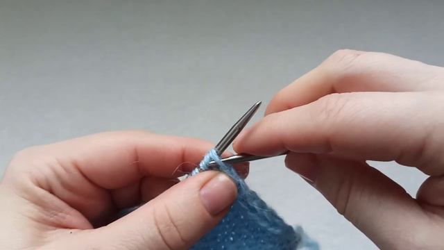 Красивая кромка спицами. смотреть онлайн