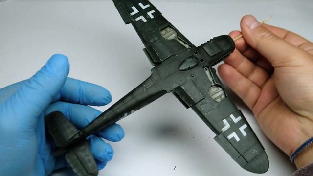 Many little things like Chipping - Messerschmitt Bf 109-G6 1/48 from Eduard - Finishing the Model смотреть онлайн