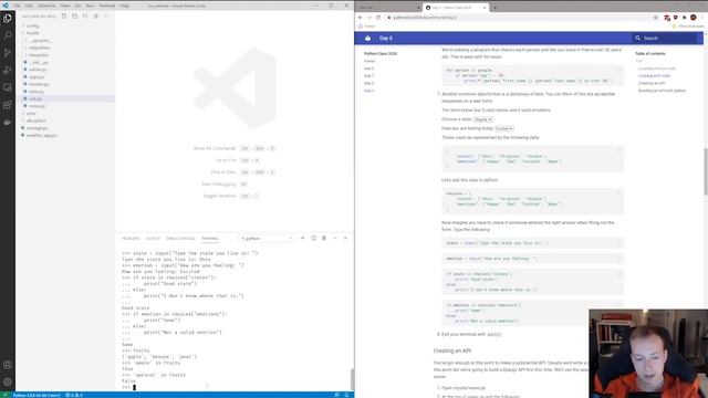 Learn to Code with Python (Tutorial 4, Fall 2020) смотреть онлайн