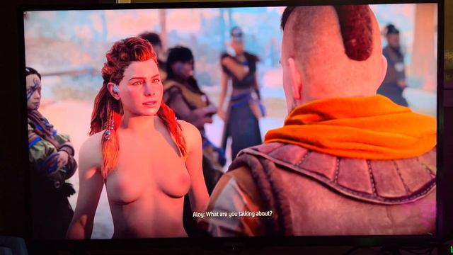 Horizon Zero Dawn (PC) Nude Aloy Meets Erend, Funny Conversation