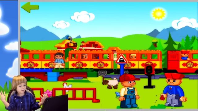 Lego Duplo Train Game with Gertit смотреть онлайн
