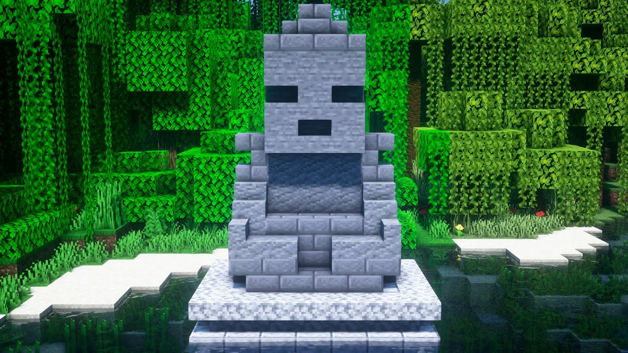 КАК ПОСТРОИТЬ СТАТУЮ БУДДЫ В МАЙНКРАФТЕ! смотреть онлайн
