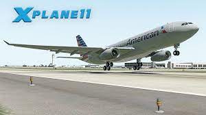 X-plane 11 взлёт и неудачная посадка