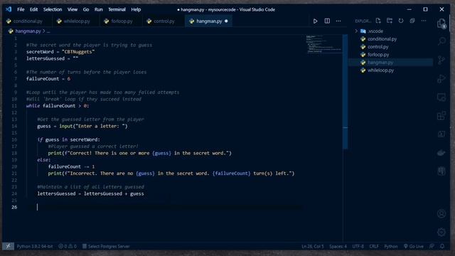 How to Build a Hangman Game with Python смотреть онлайн