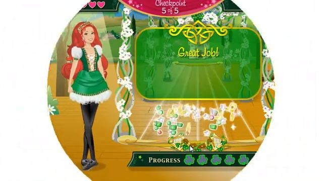 Barbie and Irish Dancing , Cartoon for kids, kids games, Best Video. смотреть онлайн