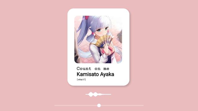 Count on me (Bruno Mars) - Ayaka | AI Cover смотреть онлайн