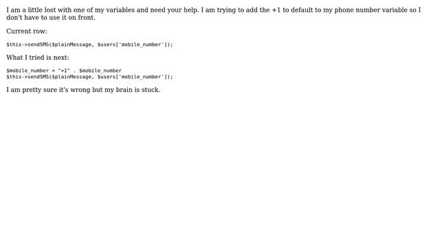 How to properly add a "+1" to the php variable? смотреть онлайн