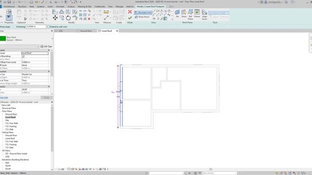 Revit - How To Draw A Roof By Footprint