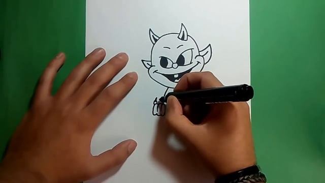 Como dibujar un demonio paso a paso 3 | How to draw a demon 3 смотреть онлайн