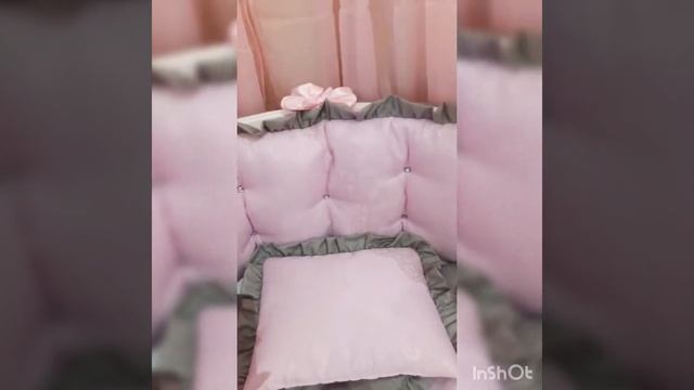 Комплект в кроватку "Кристалл" (в круглую кроватку 7 в 1) смотреть онлайн