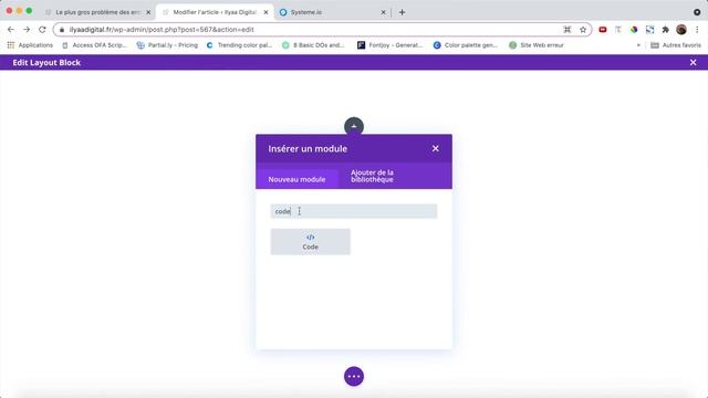 Intégrer une pop up Systeme IO sur son site Wordpress avec Divi смотреть онлайн