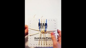 Как плести на квадратном станке Кумихимо. Плоские шнуры
