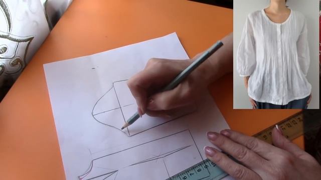 Стильная рубашка БОХО. Моделируем рубашку.