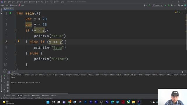 Kotlin Dasturlash tili | 11 dars If else смотреть онлайн