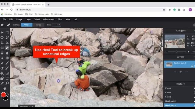 Pixlr Free, Online Image Editing: Clone and Healing Tools смотреть онлайн