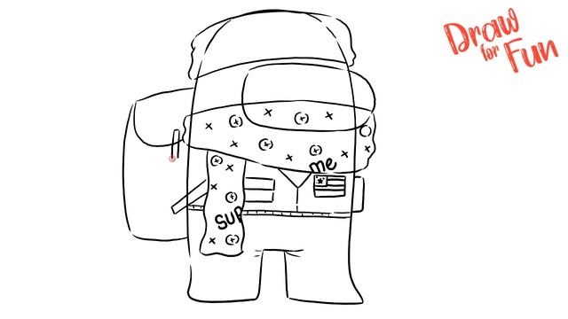 How to draw Among Us Supreme смотреть онлайн