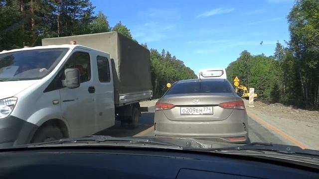 Трасса М5 Урал Пробка под Миассом Июнь 2022 смотреть онлайн