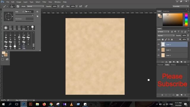 How To Create Old Paper Texture In Photoshop Tutorial.