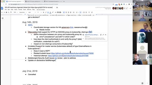 Kubernetes SIG API Machinery 20190814 смотреть онлайн