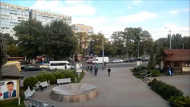 Таймлапс с ТРЦ Дафи - Днепропетровск, 09.10.2015 смотреть онлайн