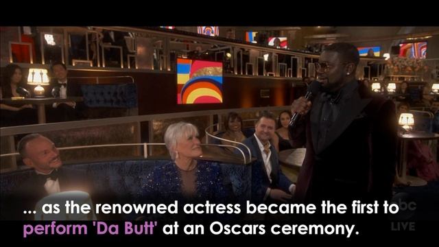 Glenn Close Dances 'DA BUTT' at Oscars 2021 смотреть онлайн