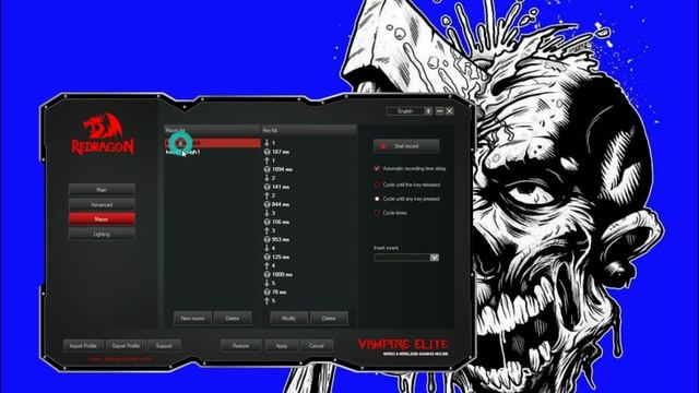 Setting Key binding 1 to 5 Keys In Macro On Redragon Software смотреть онлайн