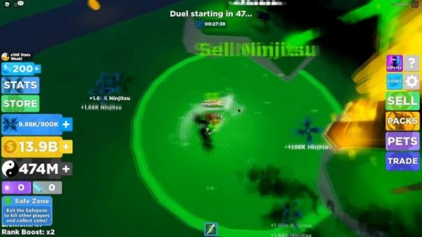 ROBLOX/Все коды в Ninja Legends/Ниндзя Легенд|Часть 1