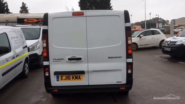 RENAULT TRAFIC SL27 BUSINESS DCI S/R P/V WHITE 2016 смотреть онлайн