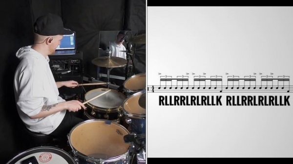 Gospel Chops Drum Lick - 16th Note Triplets Drum Fill