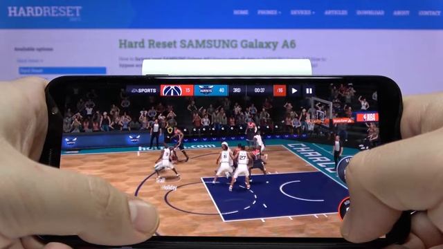 NBA Mobile on SAMSUNG Galaxy A6 | GamePlay Test смотреть онлайн