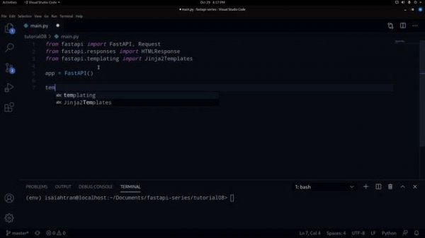 FastAPI Series | Tutorial 08 (Basic Jinja2 Templates with FastAPI)