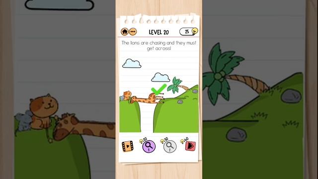 BRAIN TEST 2|Tom's Adventure|Level 20 walkthrough смотреть онлайн