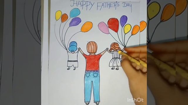 fathers day drawing 😍😍 смотреть онлайн