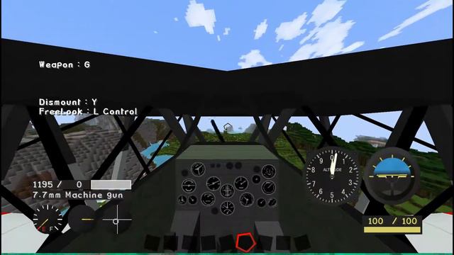 -Minecraft 1.7.10 MC helicopter Mod- смотреть онлайн