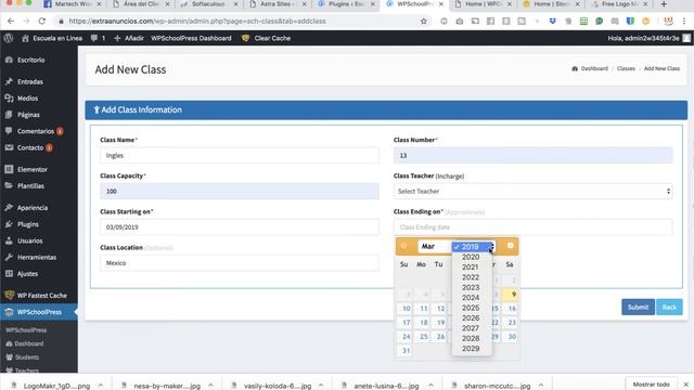 Base de Datos Escolar con WordPress 2019 смотреть онлайн