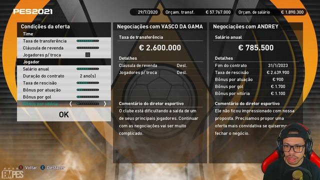 PABLO É DO FORTALEZA!! - MASTER LEAGUE FORTALEZA BMPES 2021 #06 (PC) смотреть онлайн