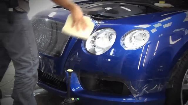 Оклейка антигравийной пленкой Bentley Continental GT смотреть онлайн