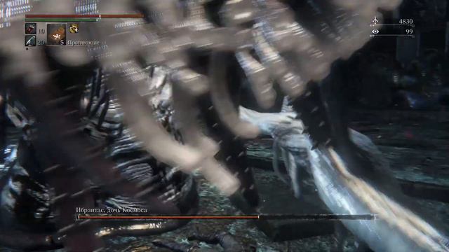 Босс 47 - Ибраитас, дочь Космоса (Чаша Великого Исза - Слой 3) | Bloodborne смотреть онлайн