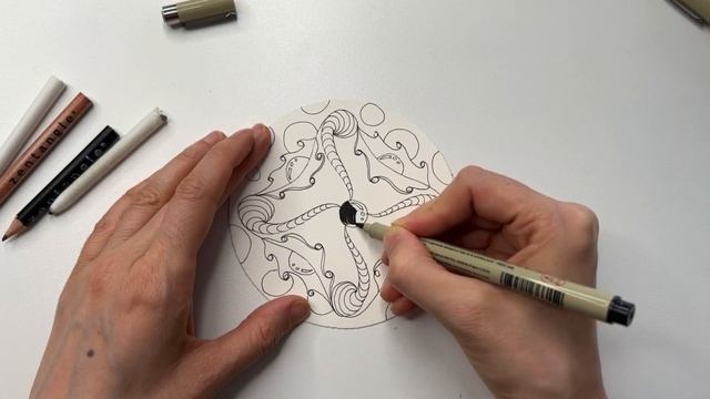 РИСУЙ И НАСЛАЖДАЙСЯ! || ЗЕНДАЛА креативно медитативное занятие. смотреть онлайн