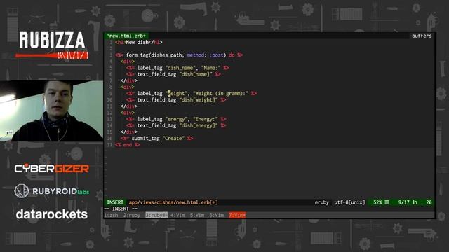 Rubizza Winter 2018: Rails views, form helpers, and template engines смотреть онлайн