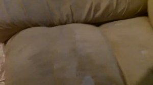 Общие загрязнения. Чистка подлокотника дивана