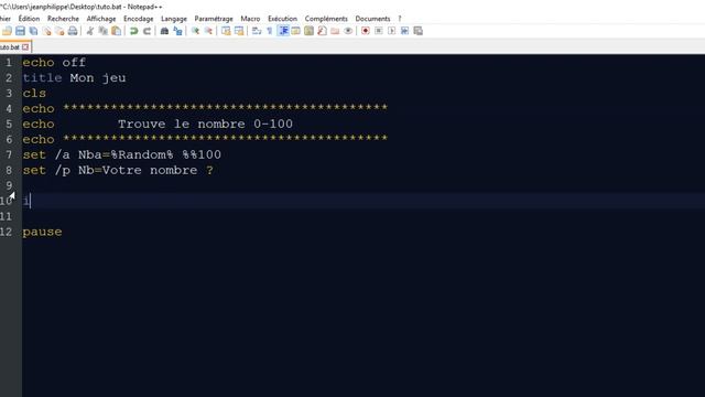 Les Bases du Batch - script .bat смотреть онлайн