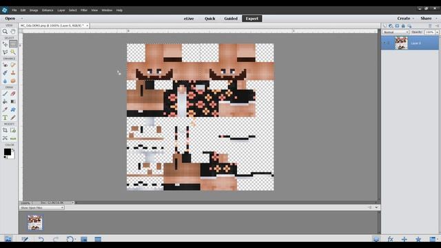 Transparent Ghost Minecraft Skin Tutorial смотреть онлайн