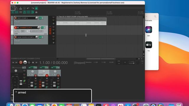 Creating a Beat with Reaper's Sampler and Midi смотреть онлайн