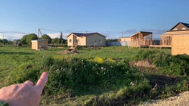 Участок с видом на лес у деревни Новая Буря Ломоносовского района смотреть онлайн