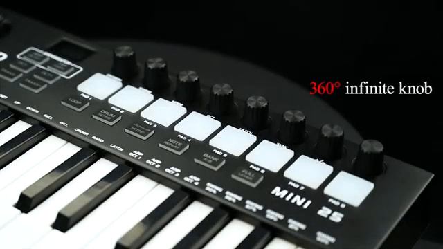 25-Key MIDI Keyboard Controller смотреть онлайн